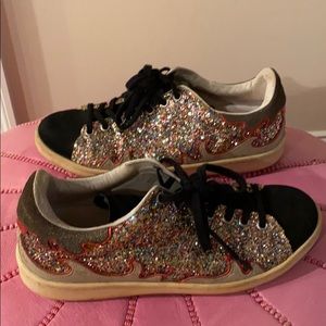 Isabel Marant glitter sneakers